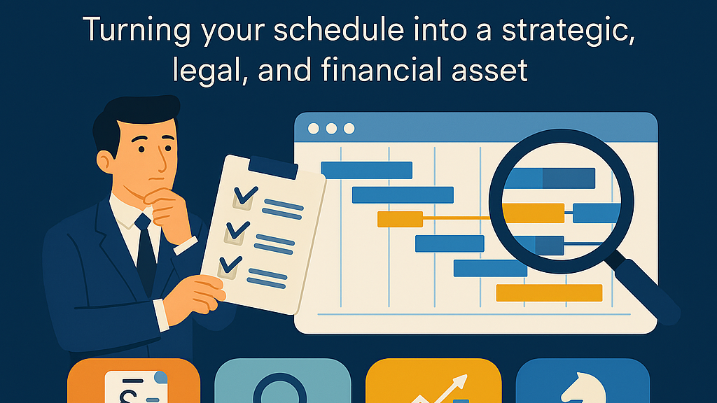 Planning Intelligence : Transforming Your Schedule into a Strategic, Legal, and Financial Asset